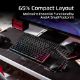 Εικόνα της Πληκτρολόγιο HyperX Origins 2 65% RGB Hot-Swappable Linear Red Switches (US) Black B4QS3AA