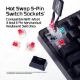 Εικόνα της Πληκτρολόγιο HyperX Origins 2 65% RGB Hot-Swappable Linear Red Switches (US) Black B4QS3AA