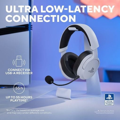 Εικόνα της Headset Trust Forta GXT499W Wireless For PS5 White/Black 25978