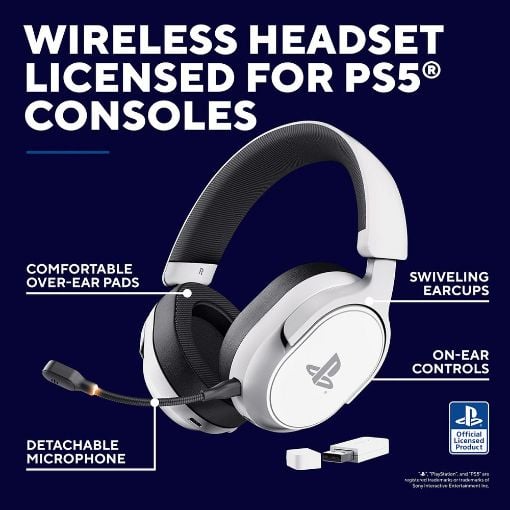 Εικόνα της Headset Trust Forta GXT499W Wireless For PS5 White/Black 25978