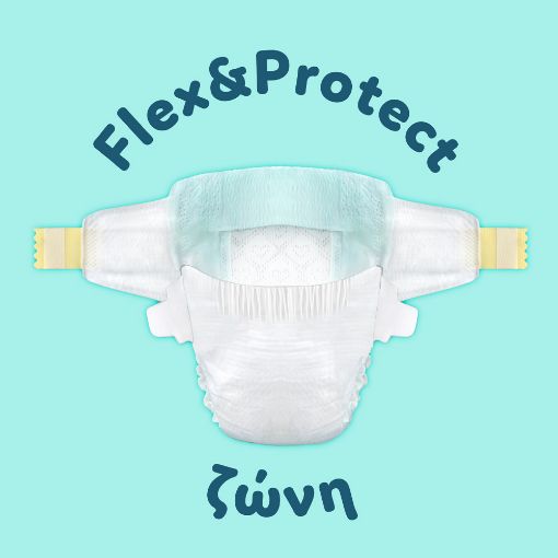 Εικόνα της Πάνες με Αυτοκόλλητο Pampers Active Baby No.6 (13-18kg) 76τμχ