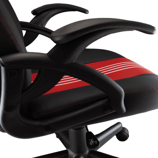 Εικόνα της Gaming Chair Baracuda Abalone PU Leather Black/Red ABALONE-BR