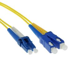 Εικόνα της Καλώδιο Οπτικής Ίνας ACT OS2 LC/SC Duplex 9/125μm UPC 30m Yellow RL8930