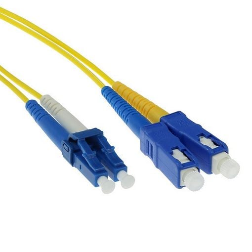Εικόνα της Καλώδιο Οπτικής Ίνας ACT OS2 LC/SC Duplex 9/125μm UPC 30m Yellow RL8930