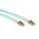 Εικόνα της Καλώδιο Οπτικής Ίνας ACT OM3 LC/LC Duplex 50/125μm UPC με Μεταλλική Επένδυση 2m Light Blue RL3402