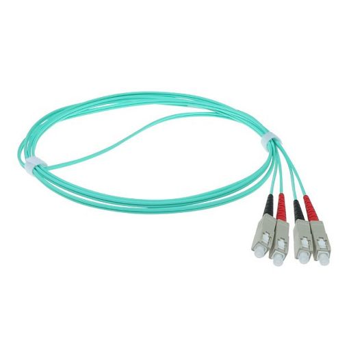 Εικόνα της Καλώδιο Οπτικής Ίνας ACT OM3 SC/SC Duplex 50/125μm UPC 7m Light Blue RL3607