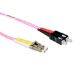 Εικόνα της Καλώδιο Οπτικής Ίνας ACT OM4 LC/SC Duplex 50/125μm UPC 1.5m Erika Violet RL8751