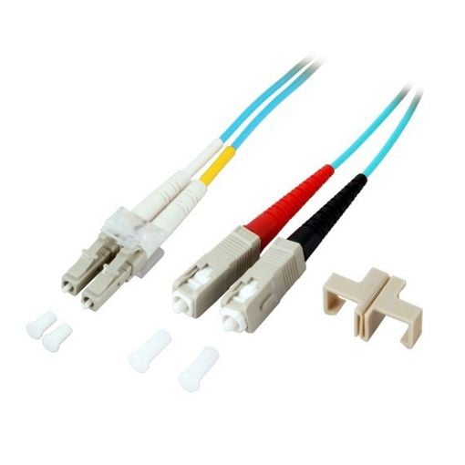 Εικόνα της Καλώδιο Οπτικής Ίνας ProCable OM3 LC/SC Duplex 50/125μm 7.5m Light Blue O0312.30