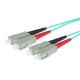 Εικόνα της Καλώδιο Οπτικής Ίνας ACT OM3 SC/SC Duplex 50/125μm UPC 2m Light Blue RL3602
