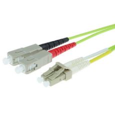 Εικόνα της Καλώδιο Οπτικής Ίνας ACT OM5 LC/SC Duplex 50/125μm UPC 0.5m Lime Green RL5900