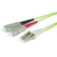 Εικόνα της Καλώδιο Οπτικής Ίνας ACT OM5 LC/SC Duplex 50/125μm UPC 0.5m Lime Green RL5900