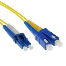 Εικόνα της Καλώδιο Οπτικής Ίνας ACT OS2 LC/SC Duplex 9/125μm UPC 2m Yellow RL8902