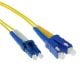 Εικόνα της Καλώδιο Οπτικής Ίνας ACT OS2 LC/SC Duplex 9/125μm UPC 1m Yellow RL8901