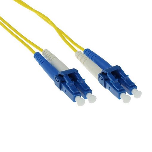 Εικόνα της Καλώδιο Οπτικής Ίνας ACT OS2 LC/LC Duplex 9/125μm UPC 1m Yellow RL9901