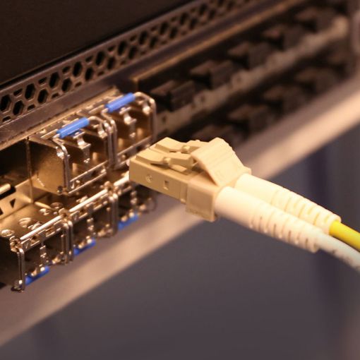 Εικόνα της Καλώδιο Οπτικής Ίνας ACT OM3 LC/LC Duplex 50/125μm UPC 0.5m Light Blue RL9600