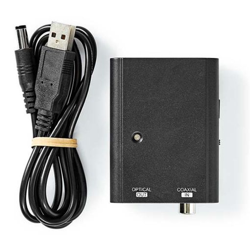 Εικόνα της Digital Audio Converter Nedis RCA Female to Toslink Female Black ACON2505BK