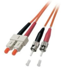 Εικόνα της Καλώδιο Οπτικής Ίνας ProCable OM2 ST/SC Duplex 50/125μm 0.5m Orange O6353.0.5
