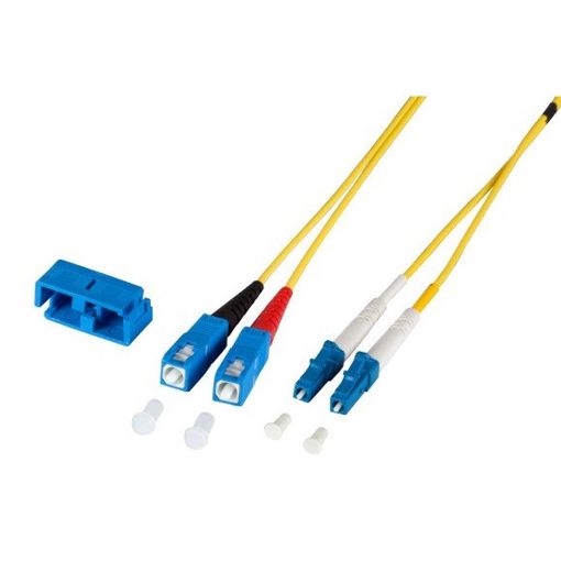 Εικόνα της Καλώδιο Οπτικής Ίνας ProCable OS2 LC/SC Duplex 9/125μm 5m Yellow O0360.5