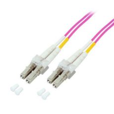 Εικόνα της Καλώδιο Οπτικής Ίνας ProCable OM4 LC/LC Duplex 50/125μm 1m Erika Violet O0319.1