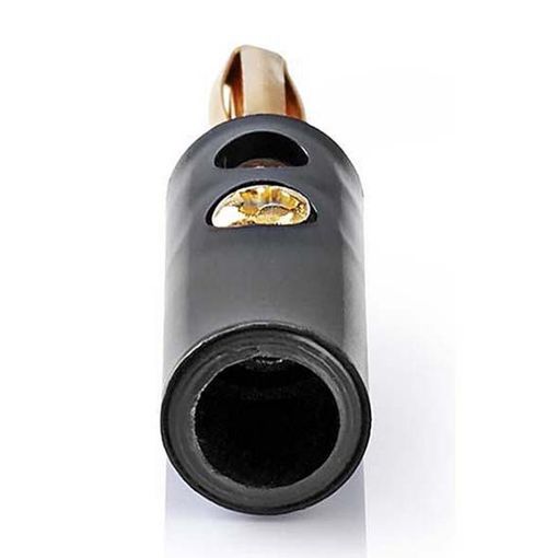 Εικόνα της Nedis Βύσμα Banana 4.5 mm Gold-Plated Black CAVC26900BKG