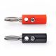 Εικόνα της Nedis Σετ Βύσματα Banana 4.5mm Nickel-Plated 4τμχ Black/Red CAGB26900VA