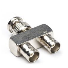 Εικόνα της Adapter Nedis BNC Male to 2x BNC Female Nickel-Plated 10τμχ Silver CVGP01946ME