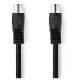 Εικόνα της Καλώδιο Nedis DIN 5-Pin Male to DIN 5-Pin Male Nickel-Plated 1m Black CAGL20000BK10