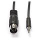 Εικόνα της Καλώδιο Nedis DIN 5-Pin Male to 3.5mm Male Nickel-Plated 2m Black CAGL20100BK20