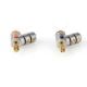 Εικόνα της Nedis Σετ Βύσματα Banana 7.0mm Gold-Plated 2τμχ Silver CAGC26990ME