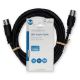 Εικόνα της Καλώδιο Nedis DIN 5-Pin Male to DIN 5-Pin Male Nickel-Plated 3m Black CAGL20000BK30