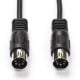 Εικόνα της Καλώδιο Nedis DIN 5-Pin Male to DIN 5-Pin Male Nickel-Plated 3m Black CAGL20000BK30