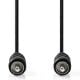 Εικόνα της Καλώδιο Nedis RCA Male to RCA Male 2m Black CAGL24170BK20