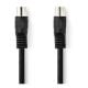 Εικόνα της Καλώδιο Nedis DIN 5-Pin Male to DIN 5-Pin Male Nickel-Plated 2m Black CAGL20000BK20