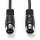 Εικόνα της Καλώδιο Nedis DIN 5-Pin Male to DIN 5-Pin Male Nickel-Plated 2m Black CAGL20000BK20