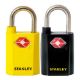 Εικόνα της Κλειδαριά Αποσκευών Stanley Travel Max 20mm 2τμχ Black/Yellow