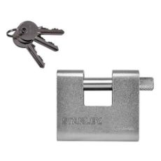 Εικόνα της Stanley Λουκέτο 60mm με 3 Κλειδιά Silver