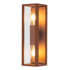 Εικόνα της Επιτοίχιο Φωτιστικό Up & Down 123LED Seattle 2x E27 IP44 Rust