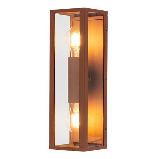 Εικόνα της Επιτοίχιο Φωτιστικό Up & Down 123LED Seattle 2x E27 IP44 Rust