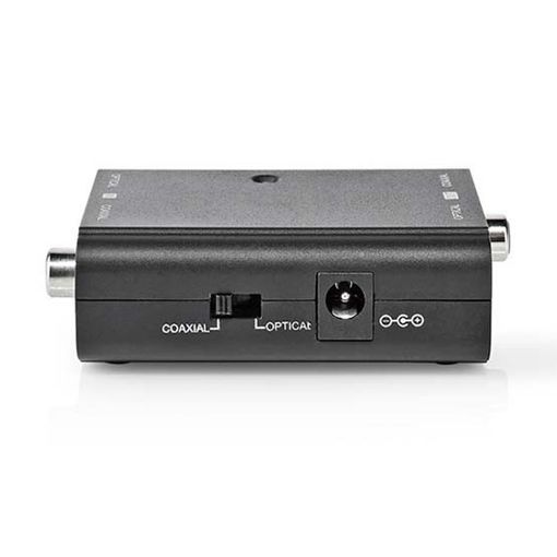 Εικόνα της Digital Audio Converter Nedis RCA/Toslink Female to RCA/Toslink Female Black ACON2507BK