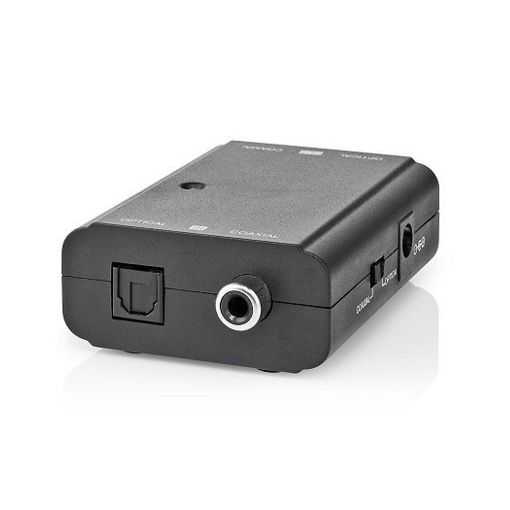Εικόνα της Digital Audio Converter Nedis RCA/Toslink Female to RCA/Toslink Female Black ACON2507BK