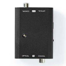 Εικόνα της Digital Audio Converter Nedis RCA/Toslink Female to RCA/Toslink Female Black ACON2507BK