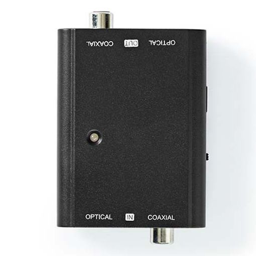 Εικόνα της Digital Audio Converter Nedis RCA/Toslink Female to RCA/Toslink Female Black ACON2507BK