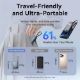 Εικόνα της Power Bank Vention 10000mAh USB-C & Built In USB-C/Lightning Cables 35W Gray FHFH0