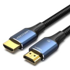 Εικόνα της Καλώδιο Vention HDMI v2.1 Aluminum Alloy Type Braided 1m Blue ALGLF