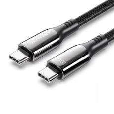 Εικόνα της Καλώδιο Vention Zinc Alloy Type USB-C to USB-C 100W 2m Black CTKBH