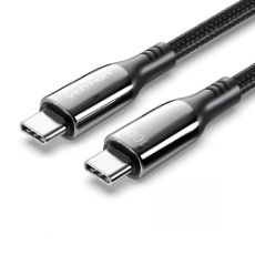 Εικόνα της Καλώδιο Vention Zinc Alloy Type USB-C to USB-C 100W 1.2m Black CTKBAV