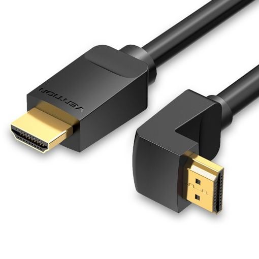 Εικόνα της Καλώδιο Vention HDMI to HDMI Right Angle Cable 270° Black AAQBH