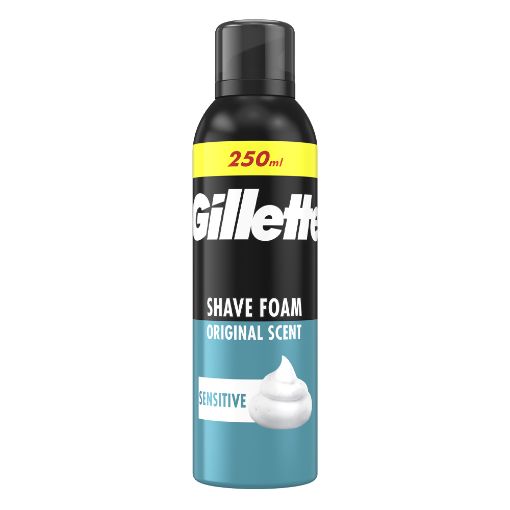 Εικόνα της Αφρός Ξυρίσματος Gillette Classic για Ευαίσθητες Επιδερμίδες 250ml