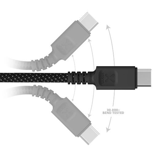 Εικόνα της Καλώδιο Xtorm TravelPro Magnetic USB-C Male to USB-C Male 100W 1m Black CMT011