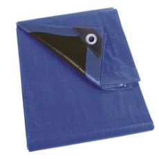 Εικόνα της Μουσαμάς Perel 5x5m Αδιάβροχο 140g/m² Μπλε/Μαύρο